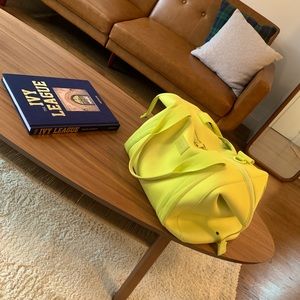 Dagne Dover - NEON YELLOW - unisex duffel bag.